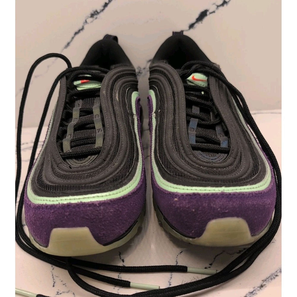 Nike Air Max 97 Halloween Slime Purple Men's Shoes Sneakers Size 9 - Picture 3 of 9